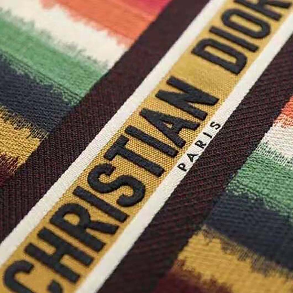 Dior Women Dior Book Tote Multicolor D-Stripes Embroidery - image 8