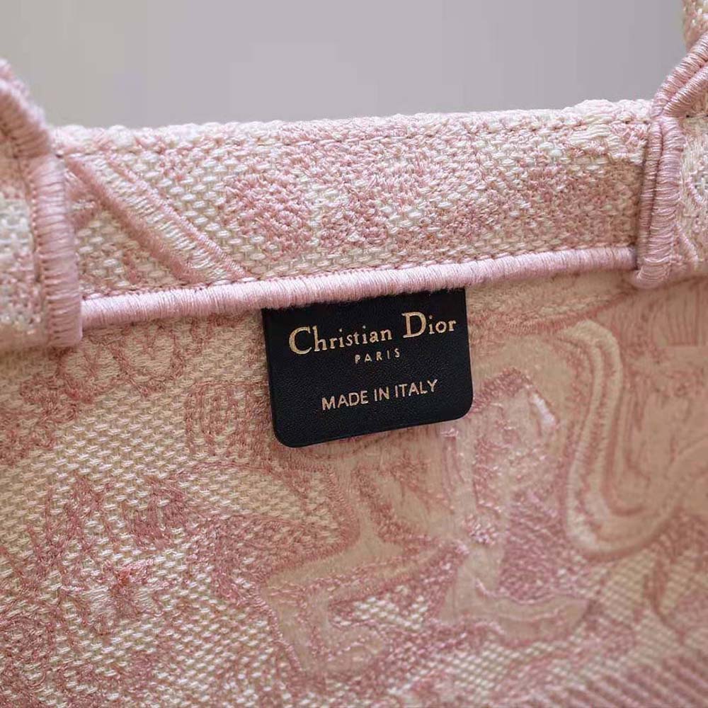 Dior Women Dior Book Tote Pink Toile de Jouy Embroidery - image 10