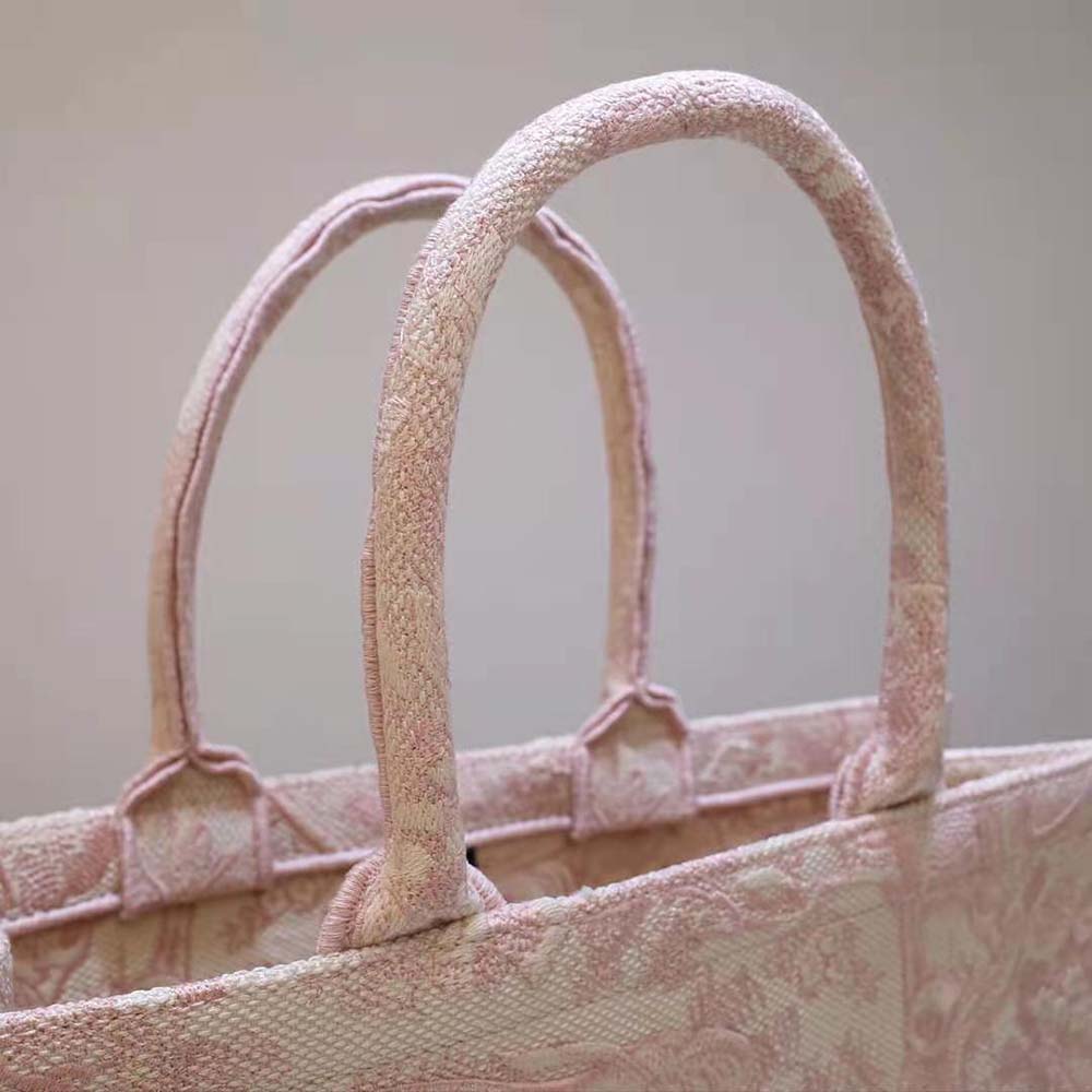 Dior Women Dior Book Tote Pink Toile de Jouy Embroidery - image 7
