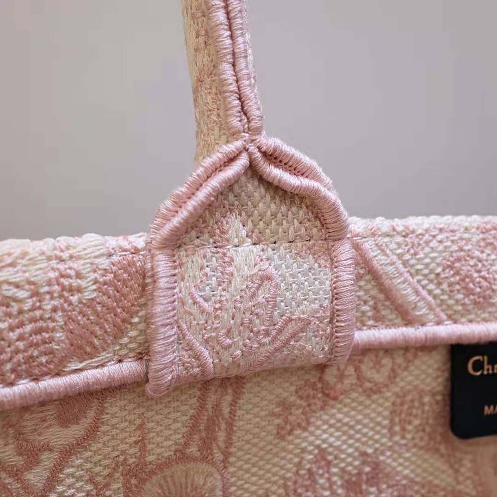 Dior Women Dior Book Tote Pink Toile de Jouy Embroidery - image 9
