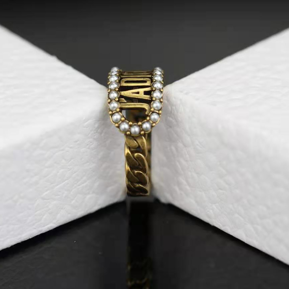 Dior Women J’Adior Ring Antique Gold-Finish Metal - image 4