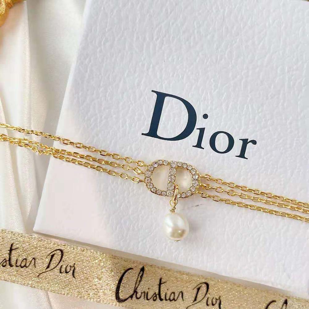 Dior Women Multi-chain Petit CD Bracelet Gold-Finish Metal - image 9