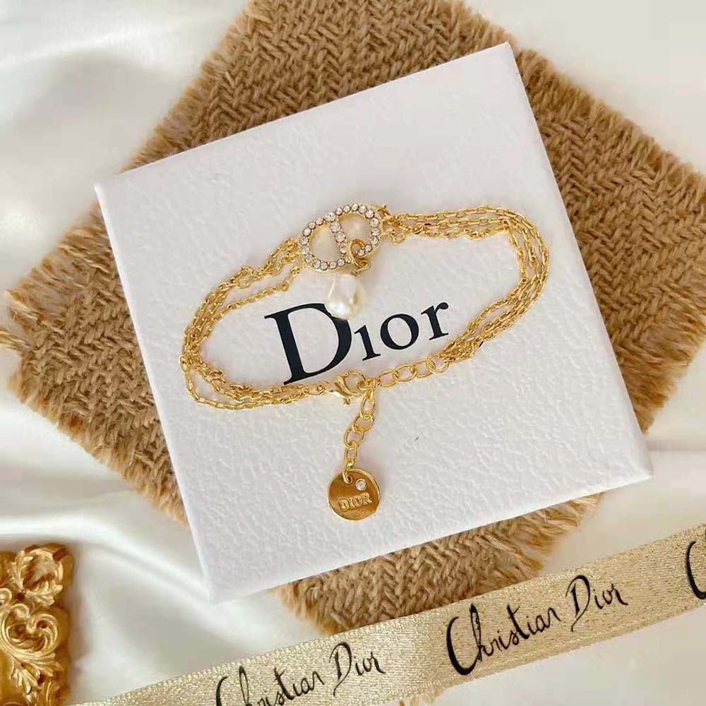 Dior Women Multi-chain Petit CD Bracelet Gold-Finish Metal - image 7