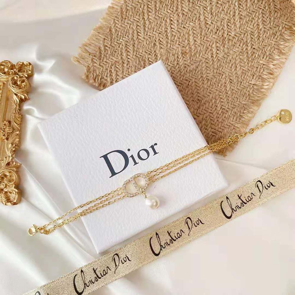 Dior Women Multi-chain Petit CD Bracelet Gold-Finish Metal - image 4