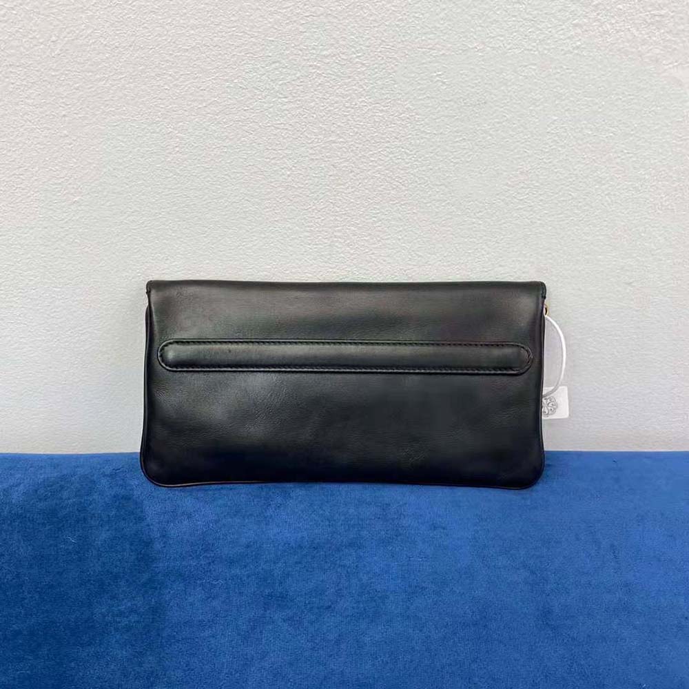 Side angle showing compact silhouette of Dior Women Small Diordouble Bag