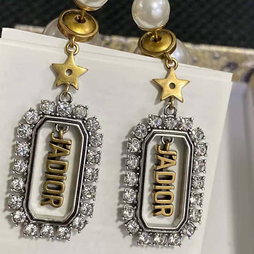 Dior Women Tribales Earrings Antique Gold and Palladium-Finish Metal - image 6