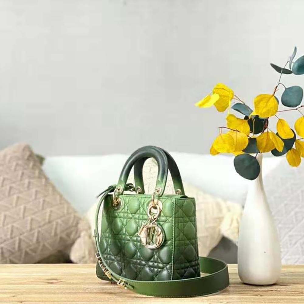 Dior Women my Abcdior Bag Green Gradient Cannage Lambskin - image 4