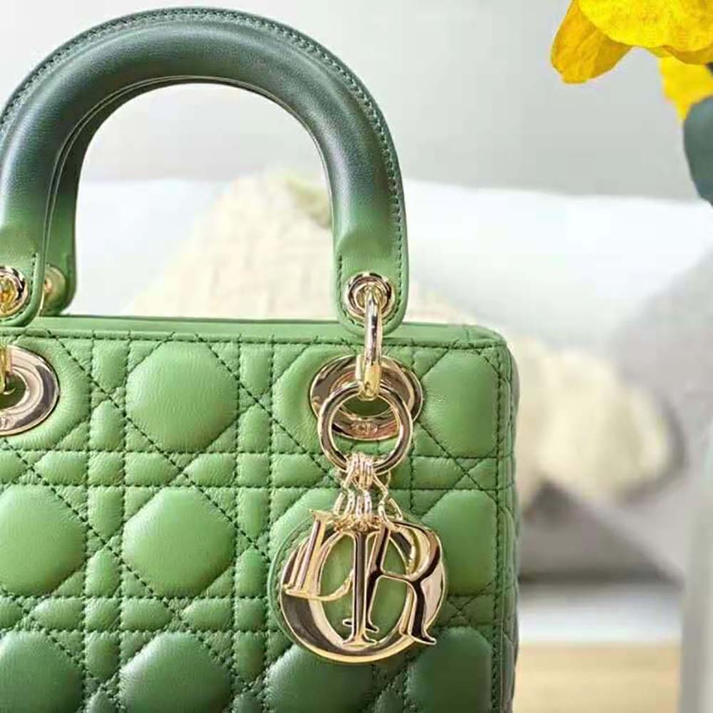 Dior Women my Abcdior Bag Green Gradient Cannage Lambskin - image 5