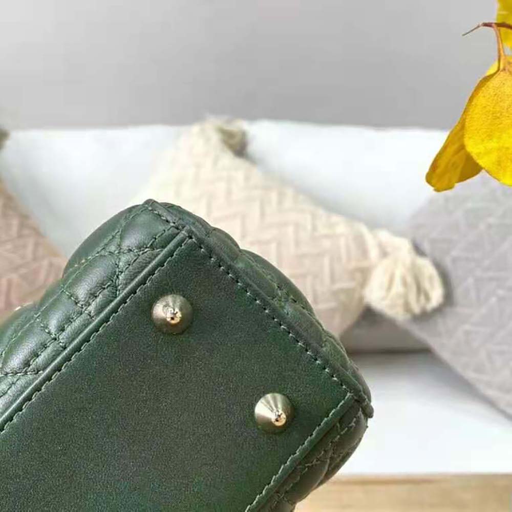 Dior Women my Abcdior Bag Green Gradient Cannage Lambskin - image 7