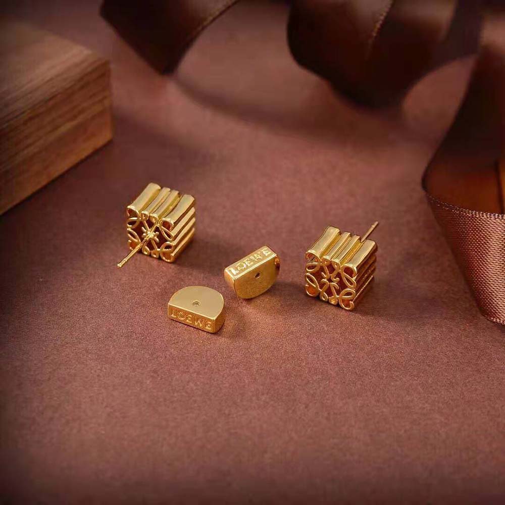 Loewe Women Anagram Earrings in Metal - image 6