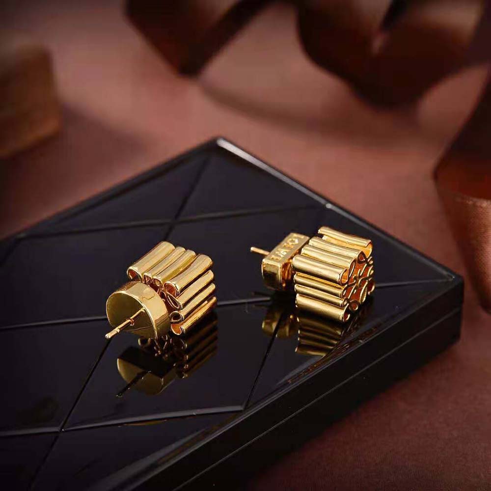 Loewe Women Anagram Earrings in Metal - image 4