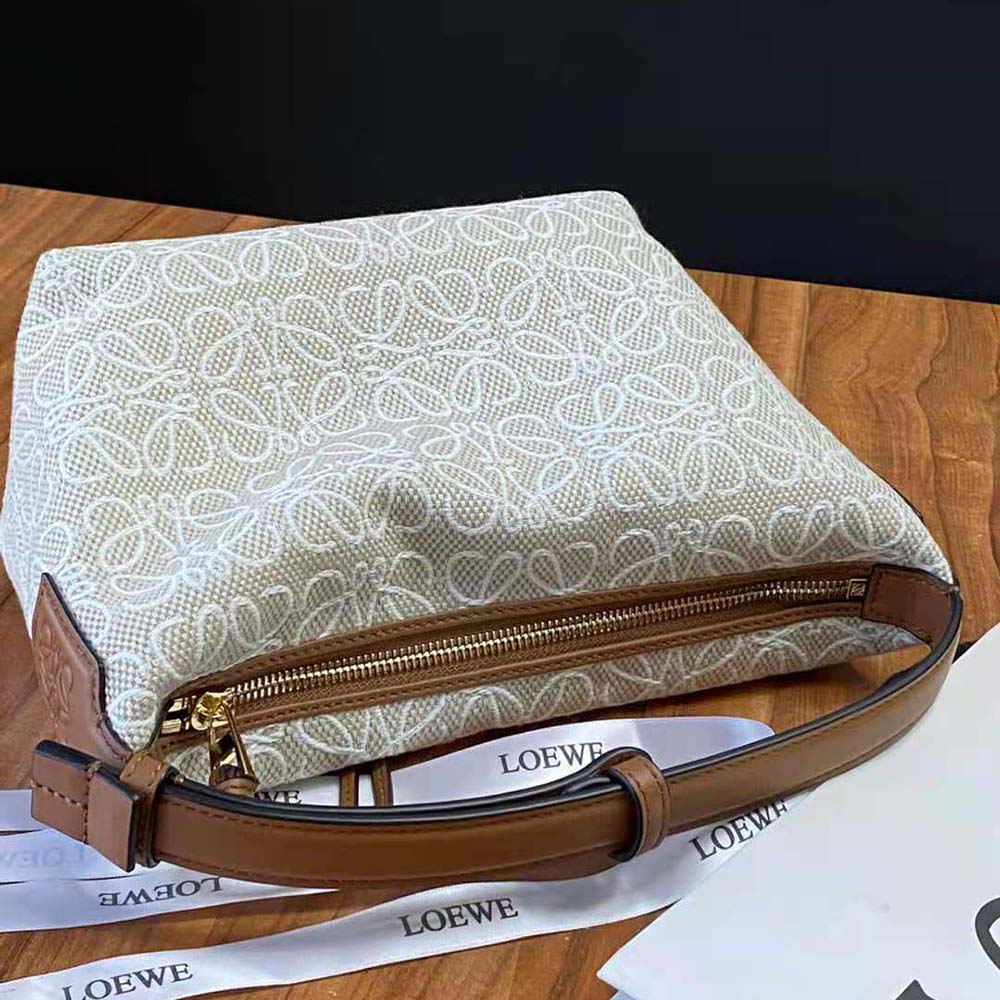 Loewe Women Small Cubi Bag in Anagram Jacquard and Calfskin - image 6