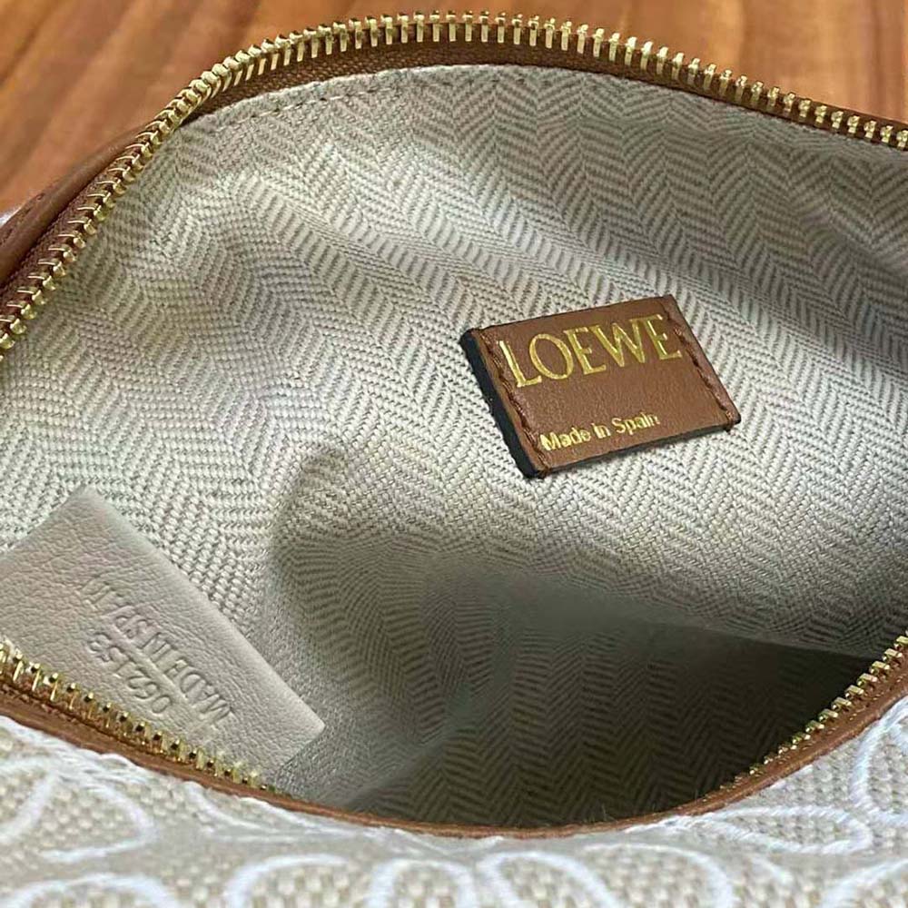 Loewe Women Small Cubi Bag in Anagram Jacquard and Calfskin - image 8