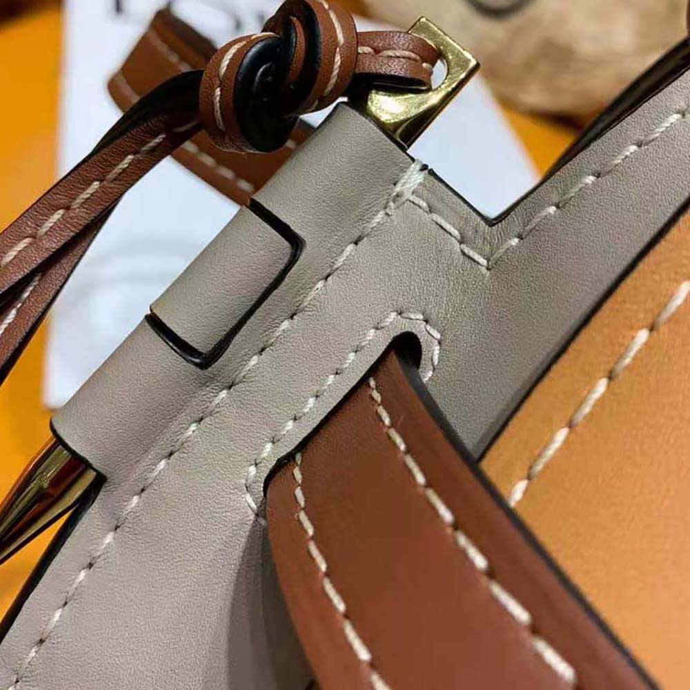Loewe Women Small Gate Bag in Soft Calfskin-Brown - image 7
