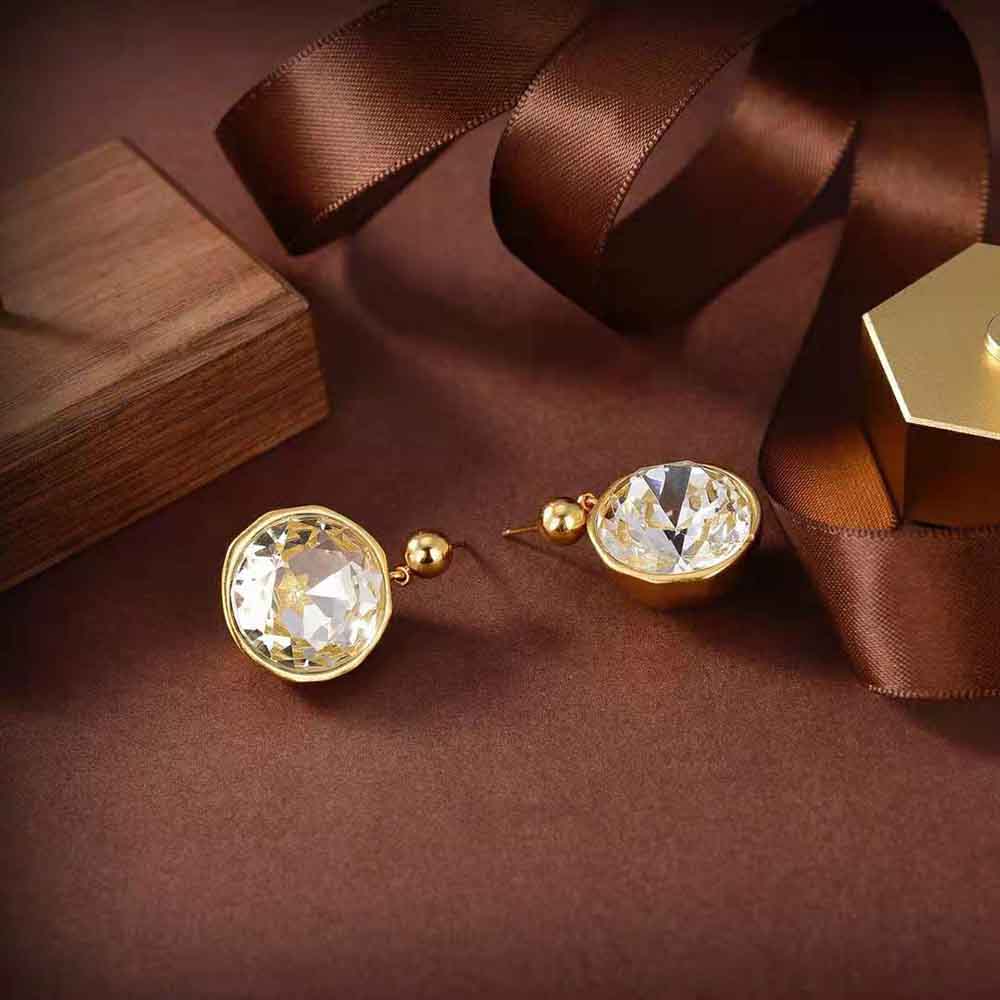 Loewe Women Sphere Earrings in Crystal and Metal - image 4