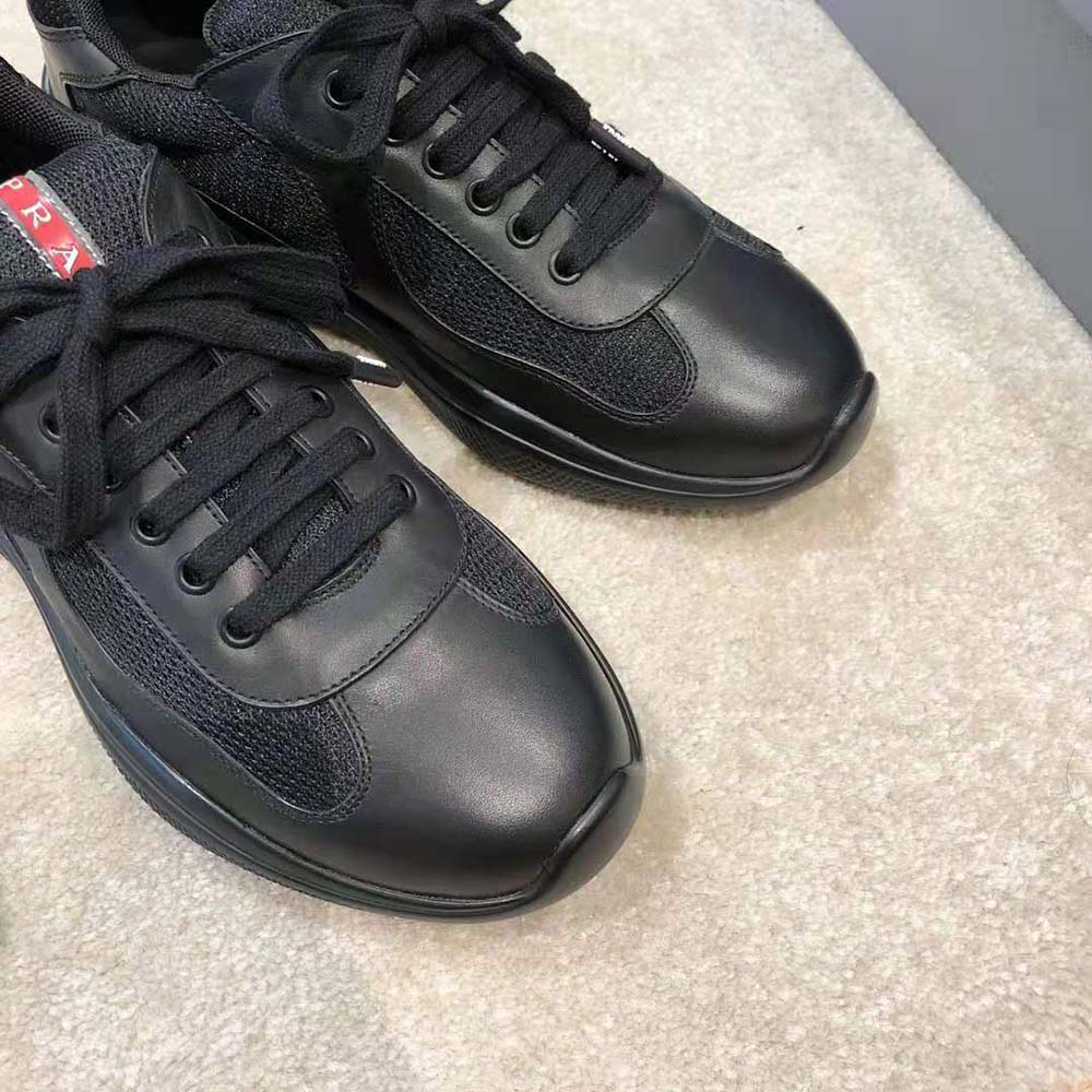 Prada Men New America’S Cup Leather And Technical Fabric Sneakers - image 8