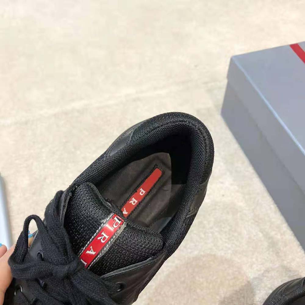 Prada Men New America’S Cup Leather And Technical Fabric Sneakers - image 9