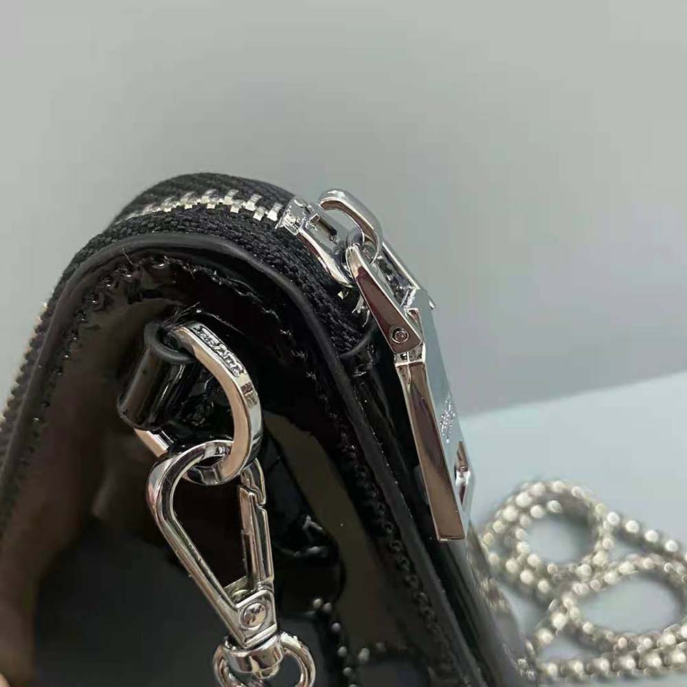 Prada Women Brushed Leather Mini-Pouch - image 9