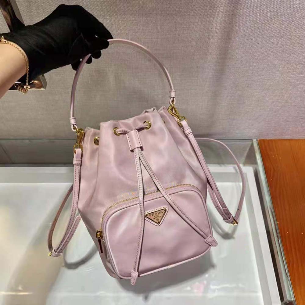 Prada Women Duet Re-Nylon Shoulder Bag-Pink - image 5