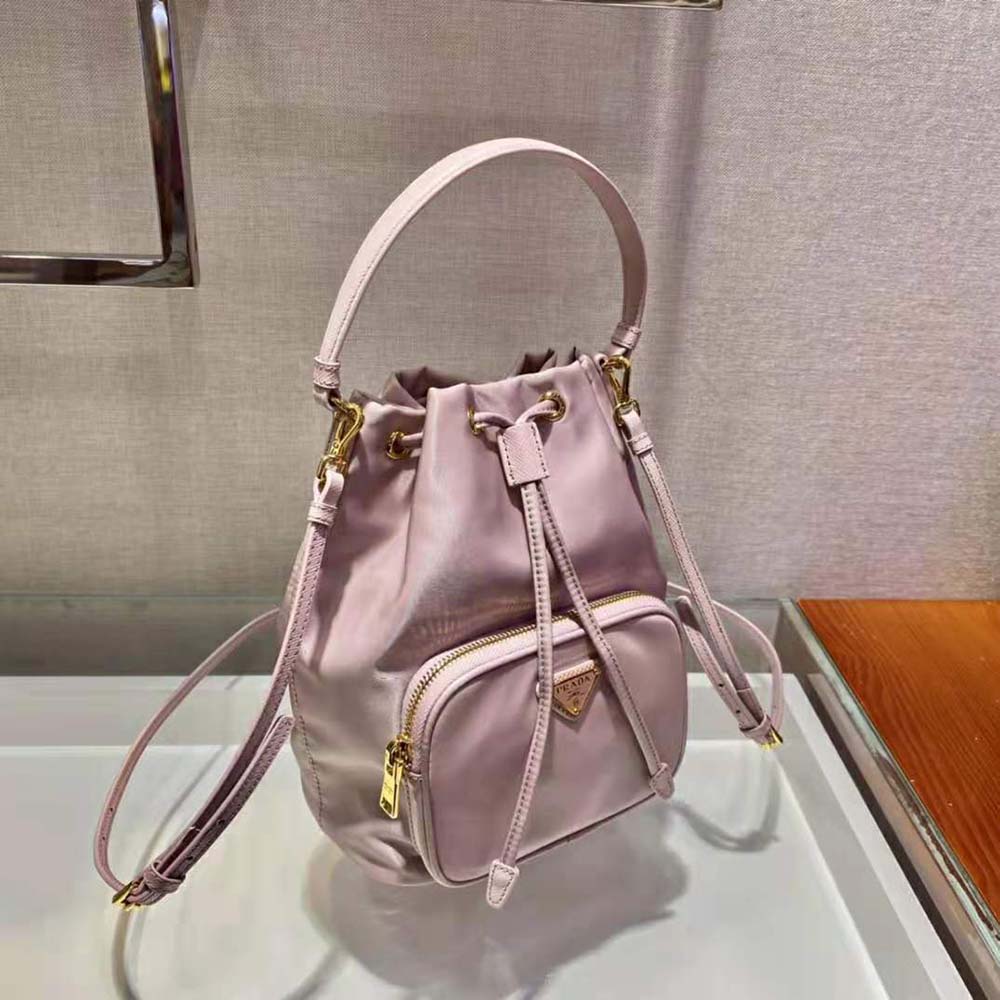 Prada Women Duet Re-Nylon Shoulder Bag-Pink - image 6