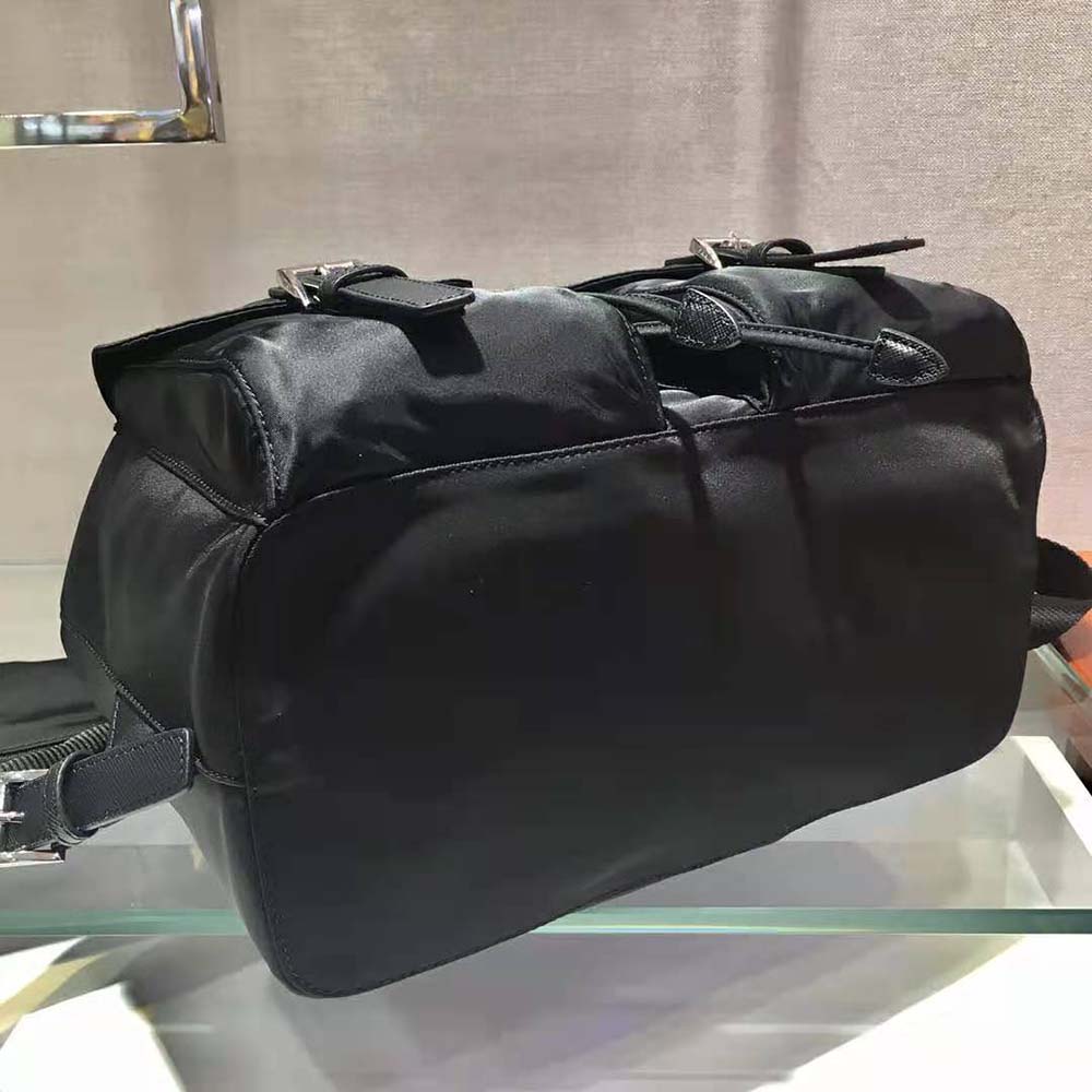 Prada Women Medium Nylon Backpack-Black - image 5