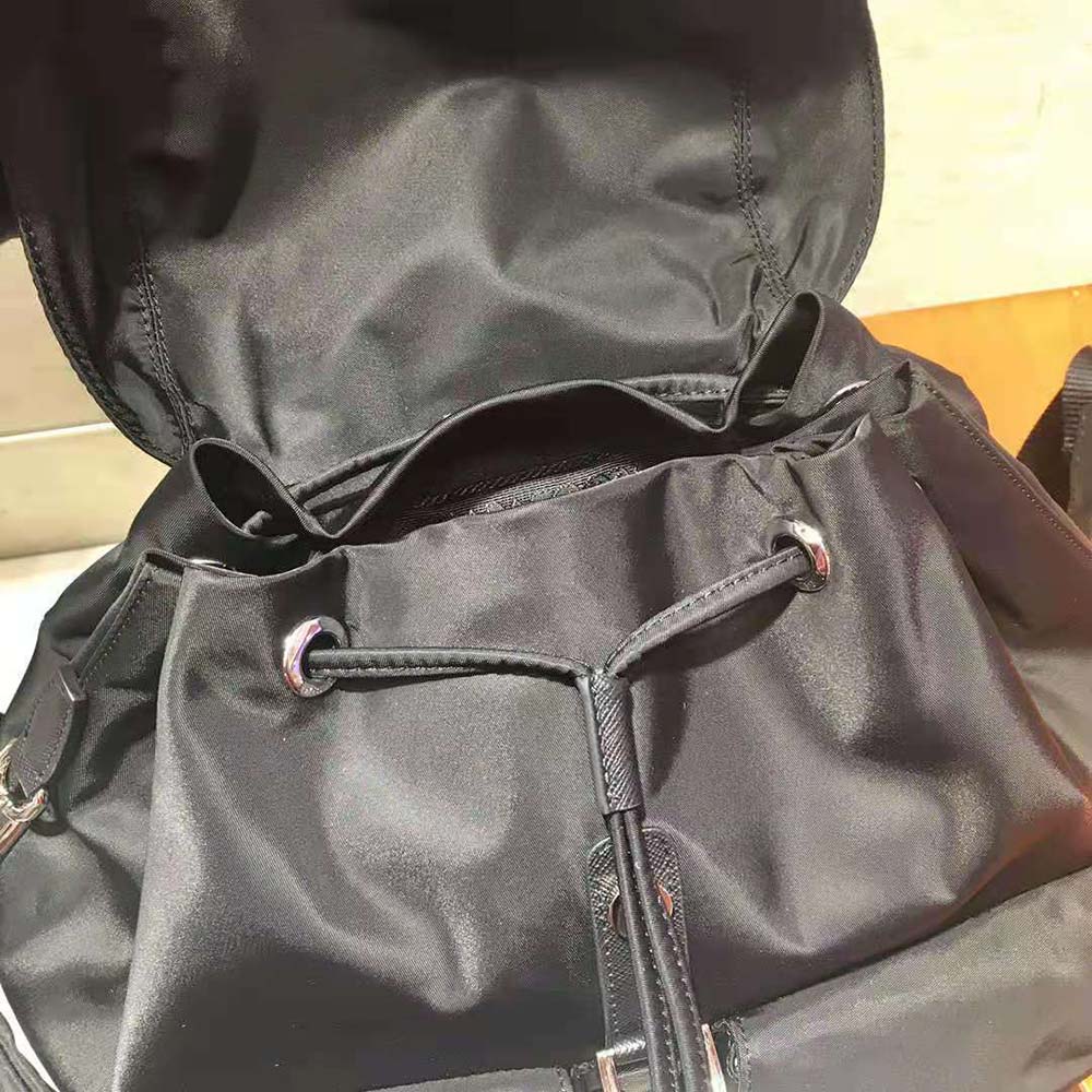 Prada Women Medium Nylon Backpack-Black - image 9