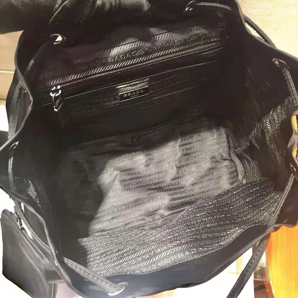 Prada Women Medium Nylon Backpack-Black - image 8