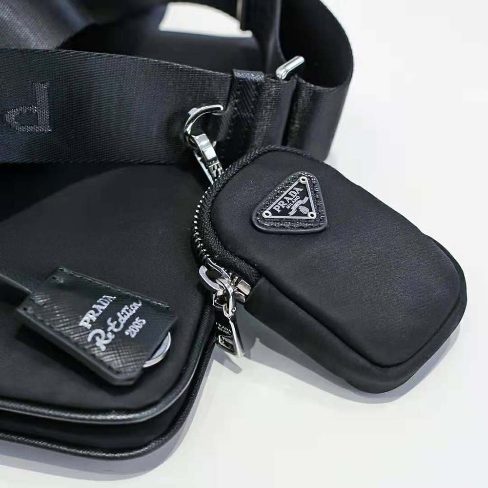 Prada Women Nylon Re-Edition 2000 Shoulder Bag-Black - image 8