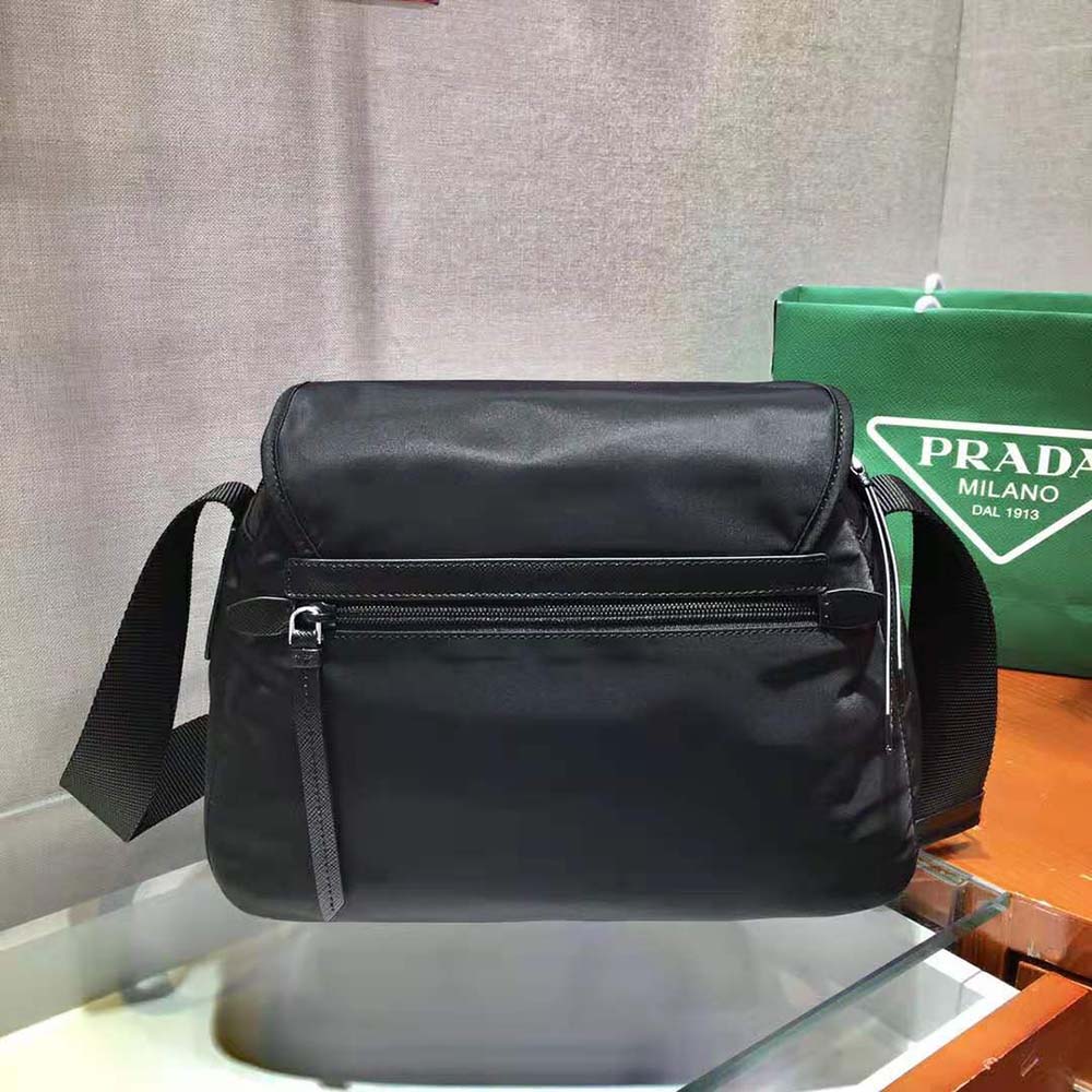 Prada Women Nylon Shoulder Bag-Black - image 4