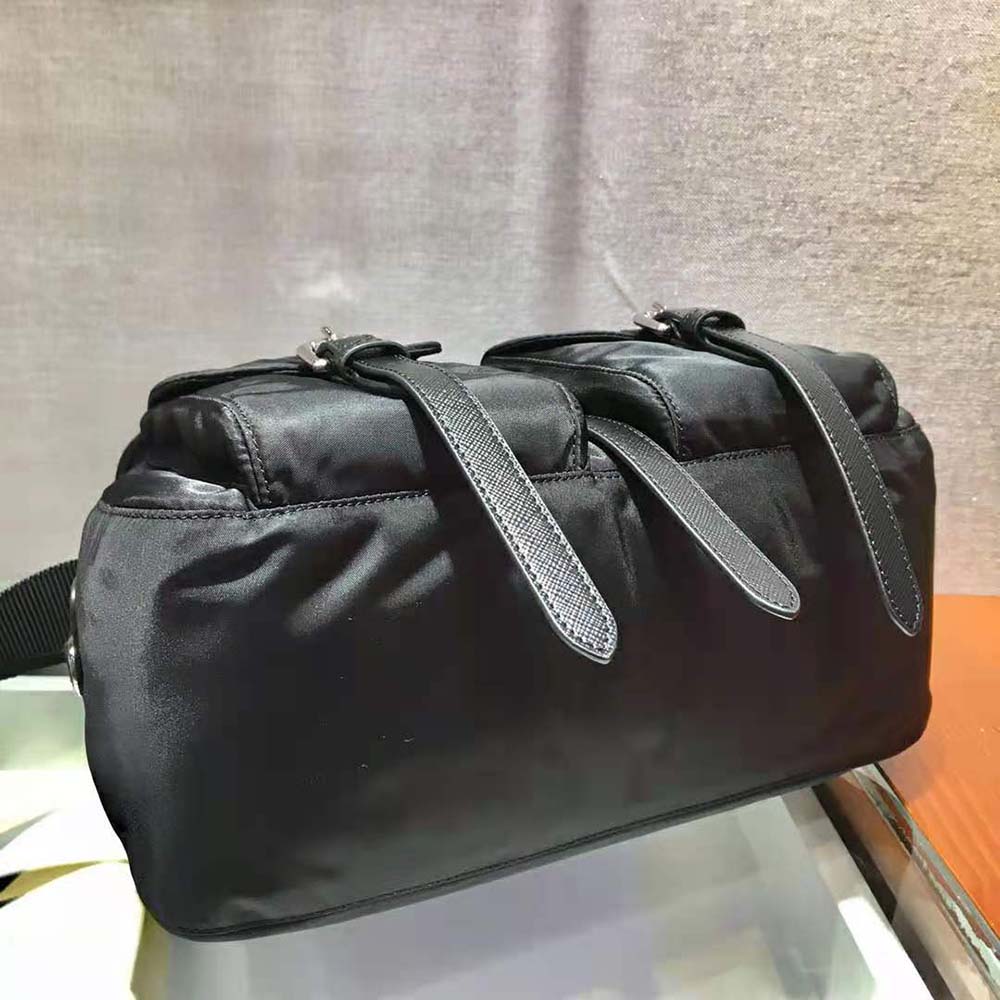 Prada Women Nylon Shoulder Bag-Black - image 7