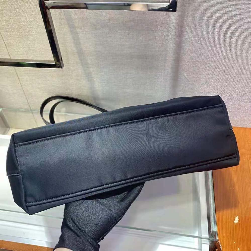 Prada Women Nylon Tote with Embroidered Logo - image 6