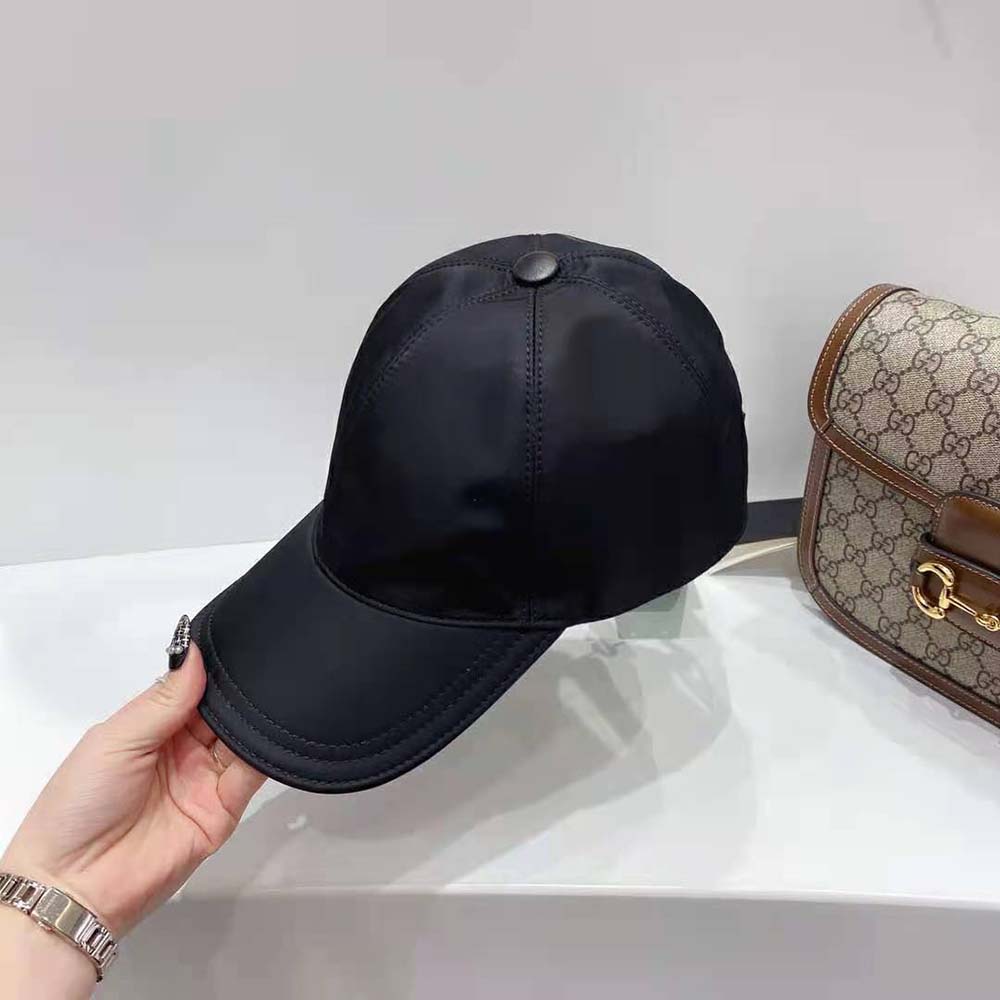 Prada Women Re-Nylon Baseball Cap-Black - image 4