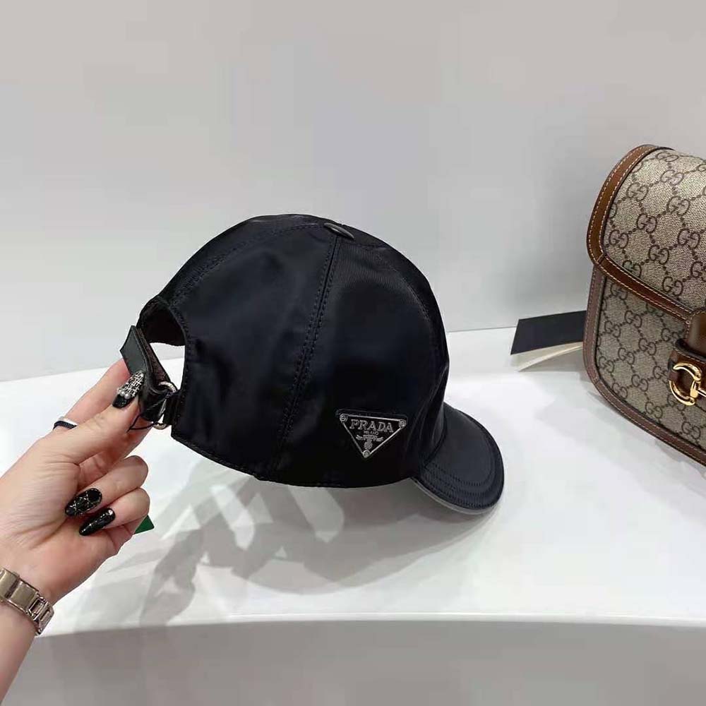 Prada Women Re-Nylon Baseball Cap-Black - image 7