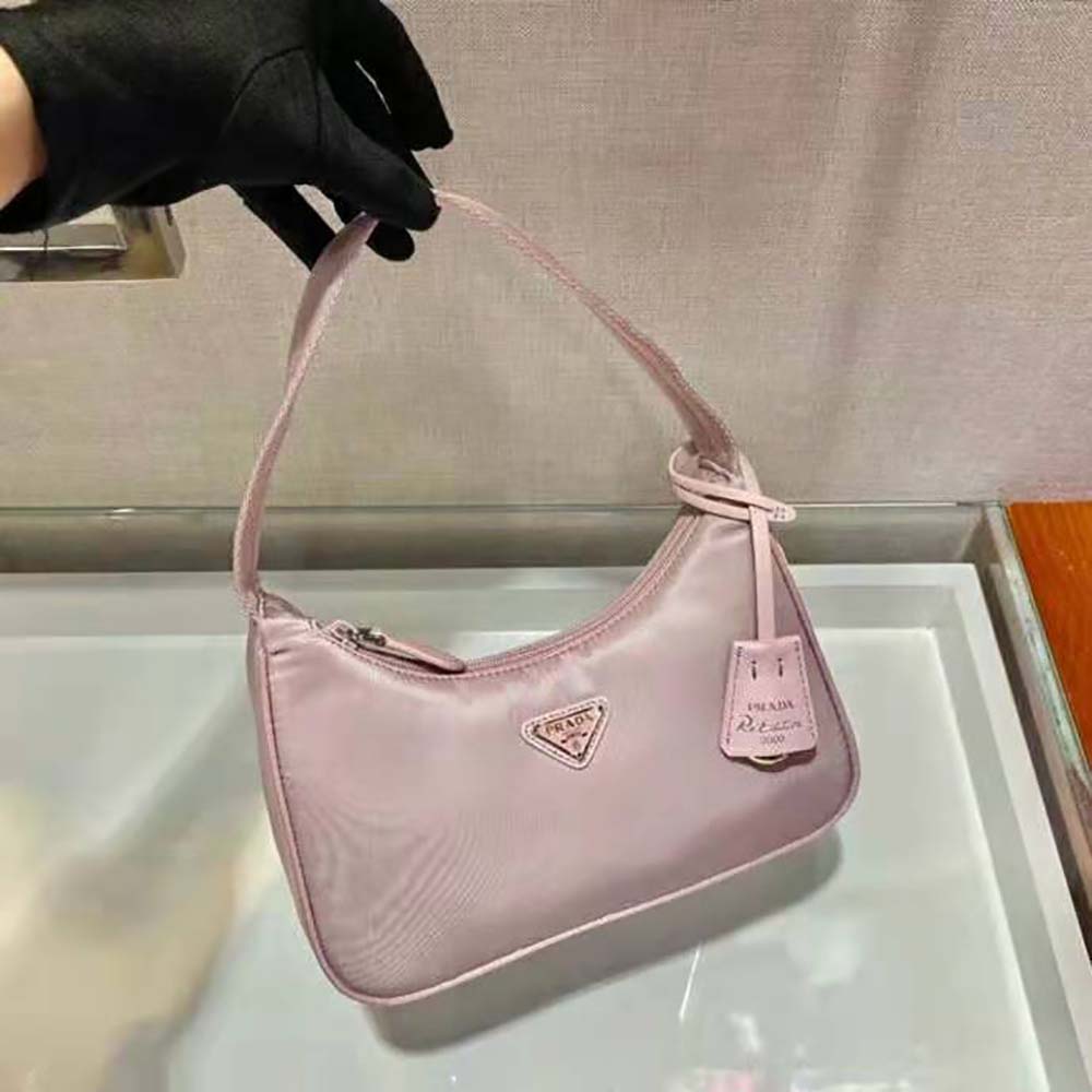 Prada Women Re-Nylon Re-Edition 2000 Mini-Bag-Pink - image 5