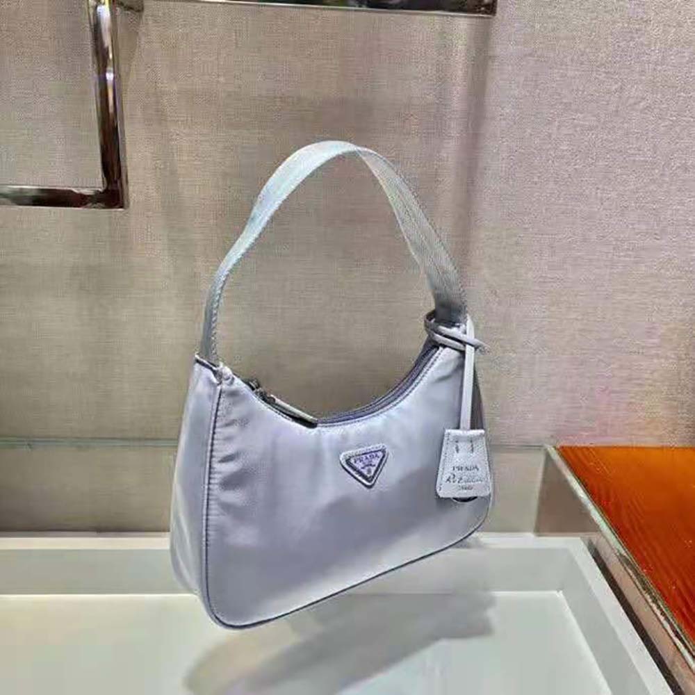 Prada Women Re-Nylon Re-Edition 2000 Mini-Bag-Silver - image 6
