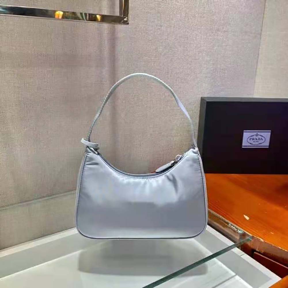 Prada Women Re-Nylon Re-Edition 2000 Mini-Bag-Silver - image 4