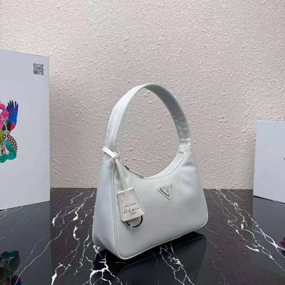 Prada Women Re-Nylon Re-Edition 2000 Mini-Bag-White - image 4