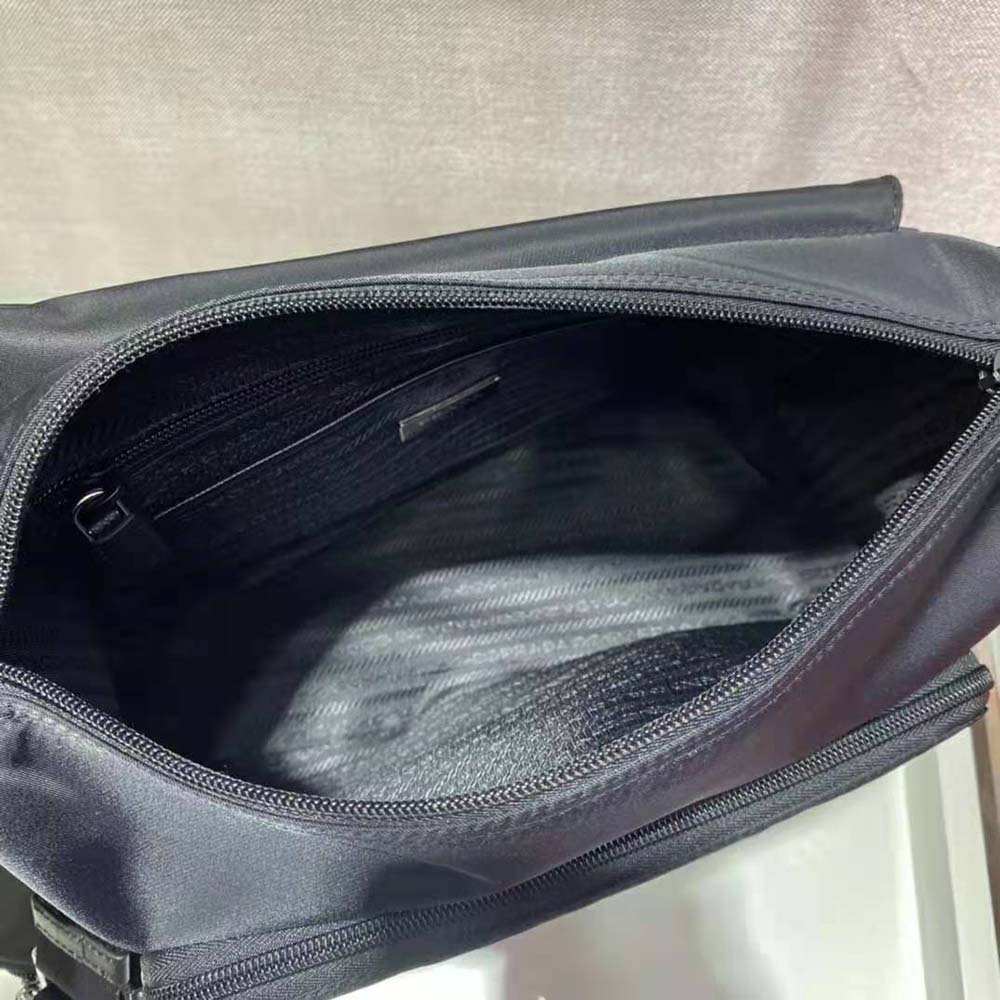 Prada Women Re-Nylon Shoulder Bag-Black - image 10