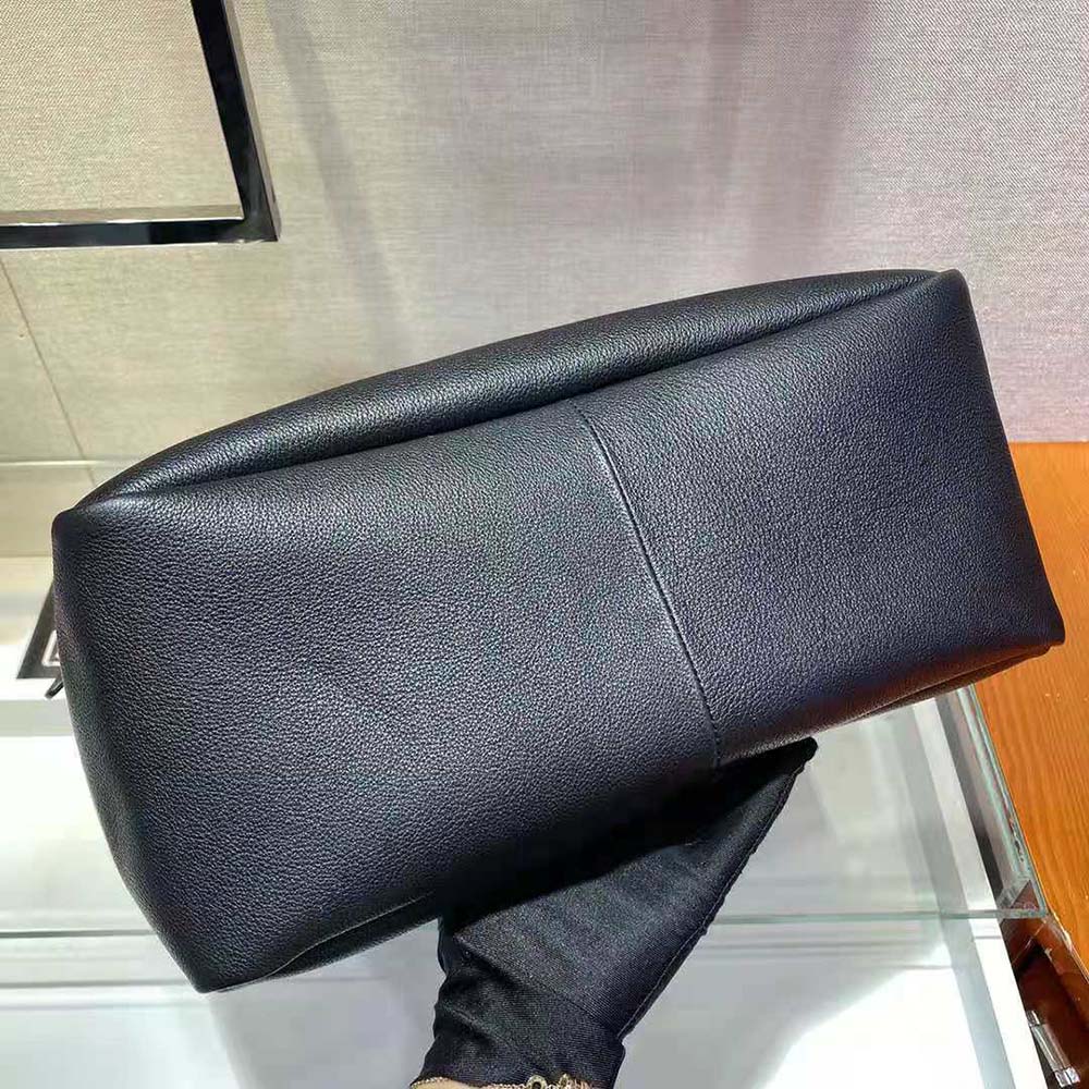 Prada Women Soft Leather Tote-Black - image 7