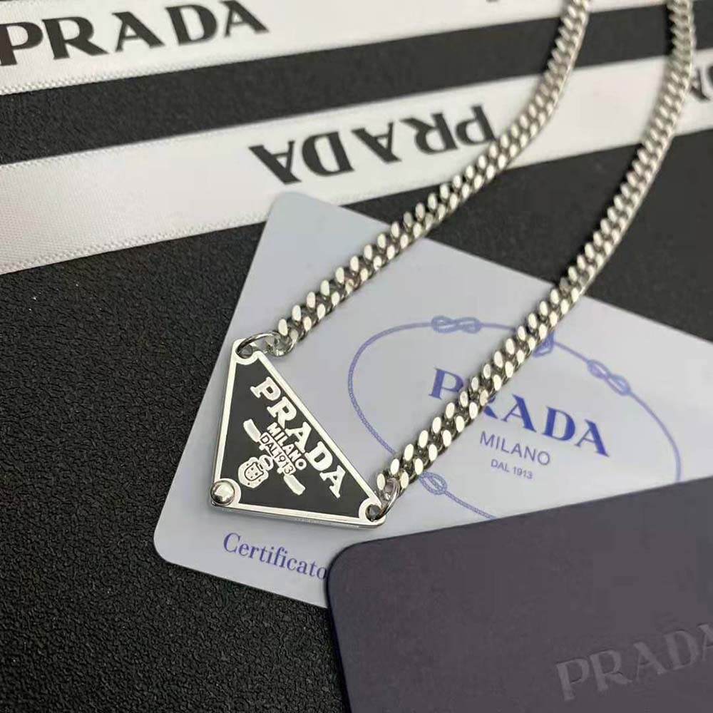 Prada Women Symbole Necklace-Black - image 4