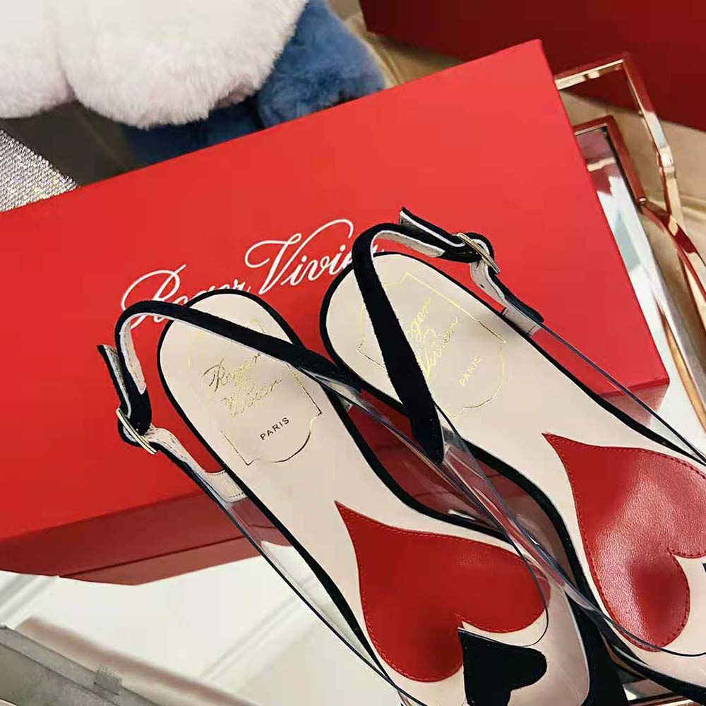 Roger Vivier Women I Love Vivier Slingback Pumps in PVC-Black - image 6
