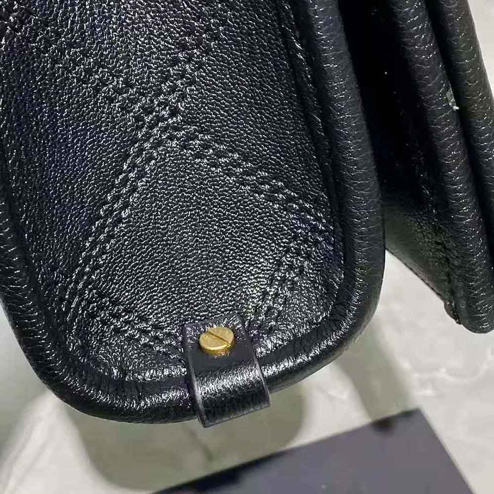 Saint Laurent YSL Women Becky Mini Chain Bag in Carre-Quilted Lambskine - image 7
