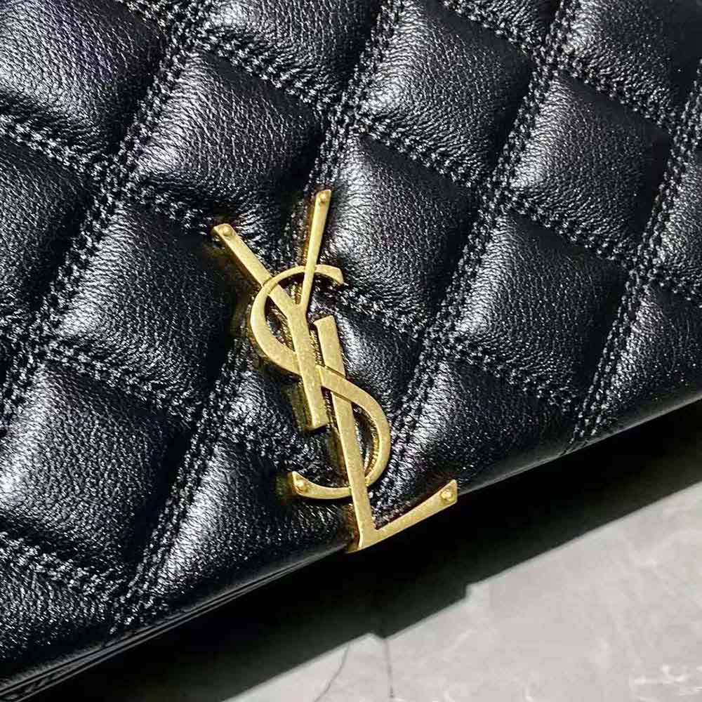 Saint Laurent YSL Women Becky Mini Chain Bag in Carre-Quilted Lambskine - image 9