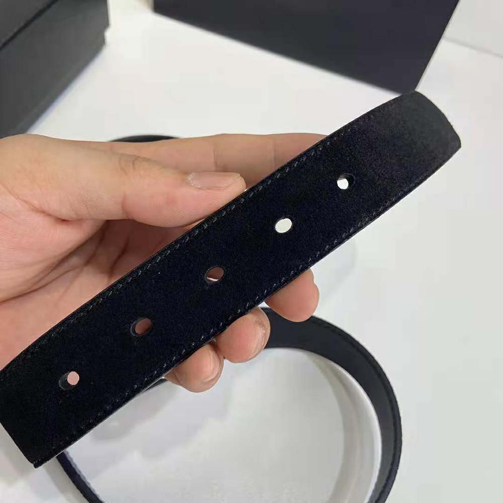Saint Laurent YSL Women Heart Belt in Lambskin - image 7