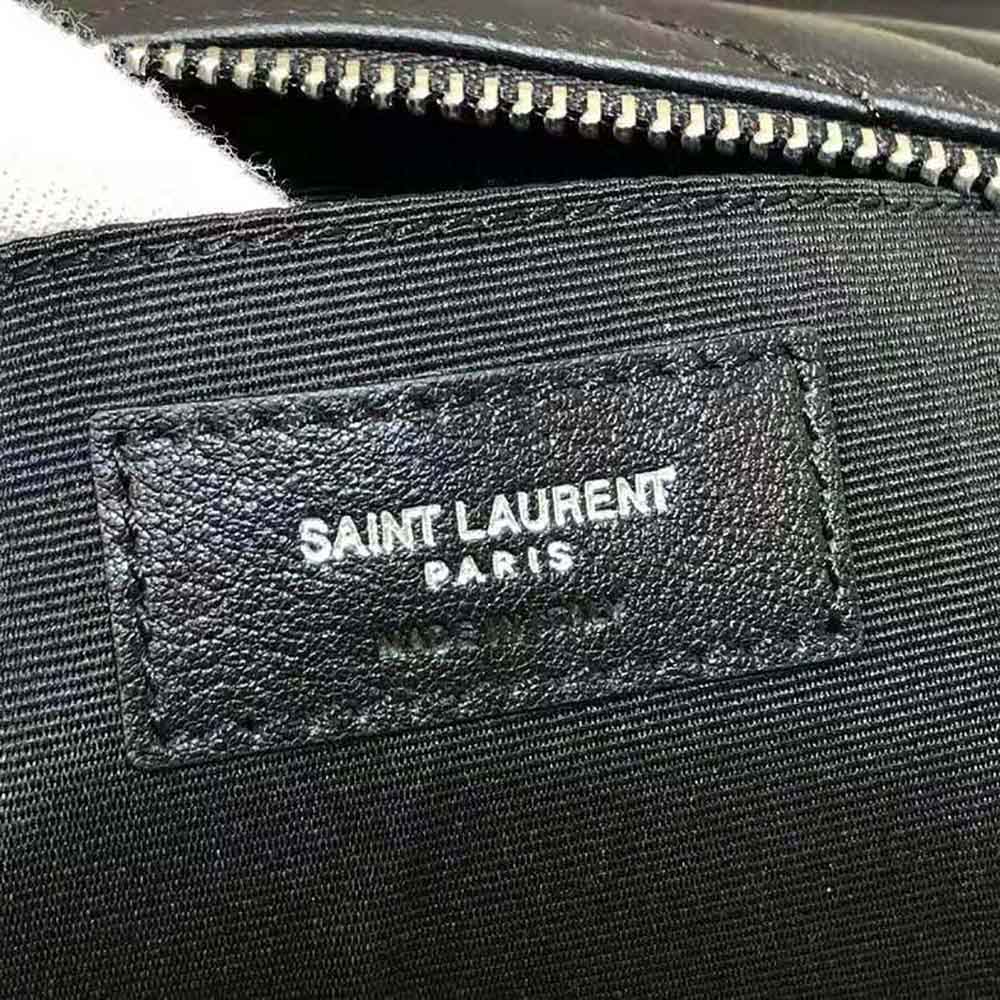 Saint Laurent YSL Women Monogram Document Holder in Matelasse Leather-Silver - image 10