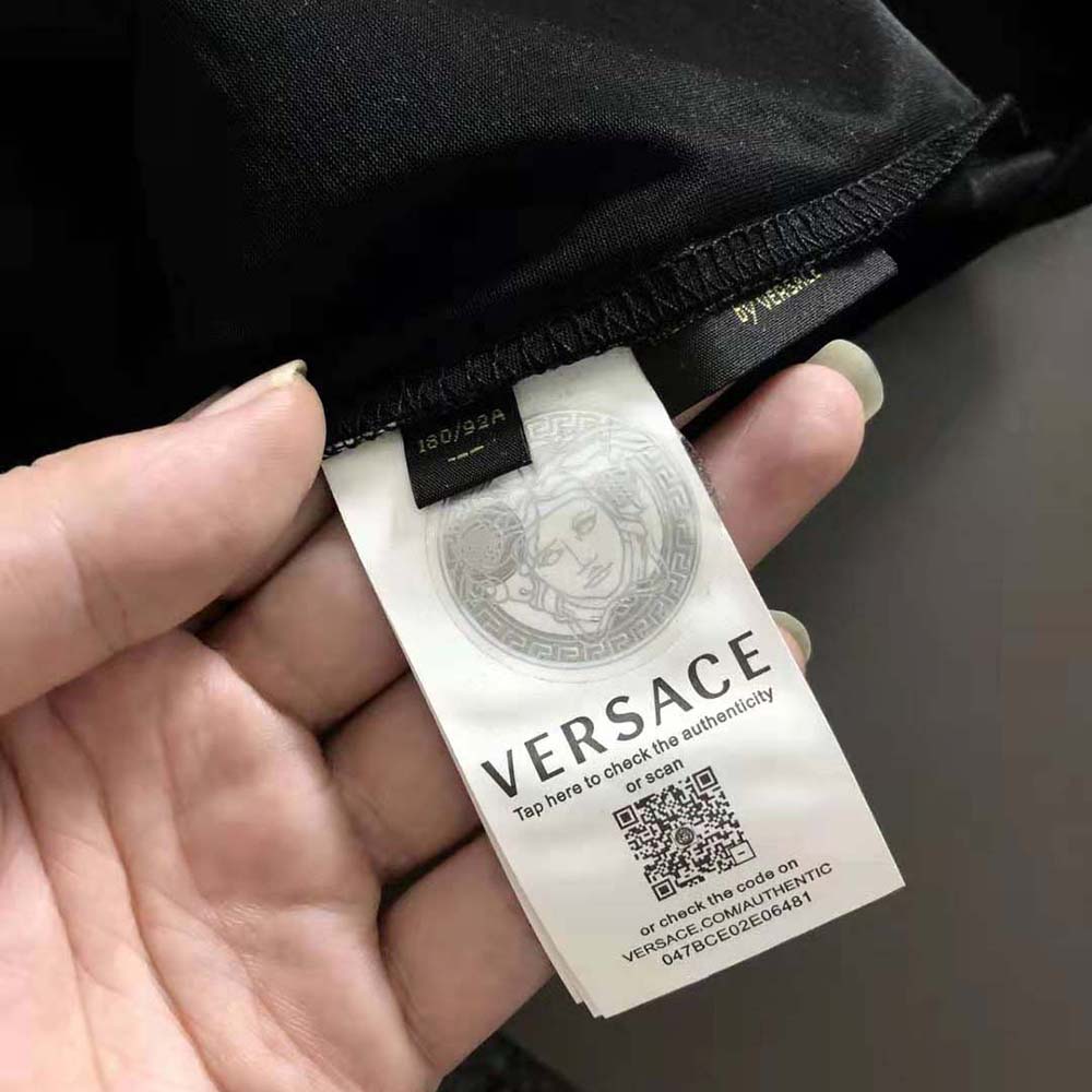 Versace Women Medusa Amplified Embroidered T-shirt - image 8