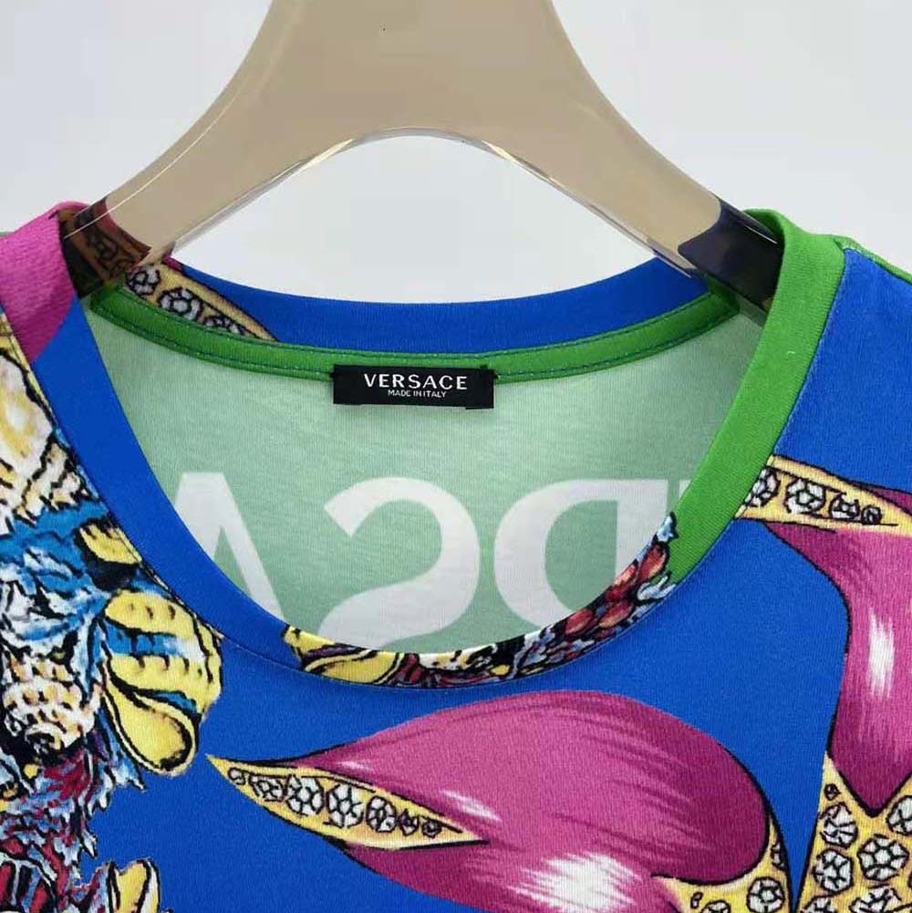 Versace Men Tresor DE LA Mer Print T-shirt - image 4