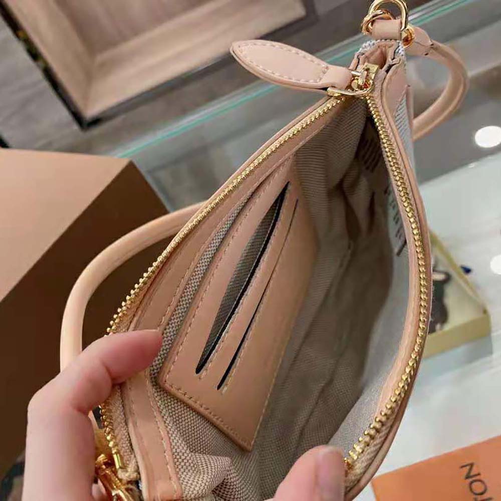 Burberry Women Embossed Logo Canvas and Leather Olympia Pouch - image 8