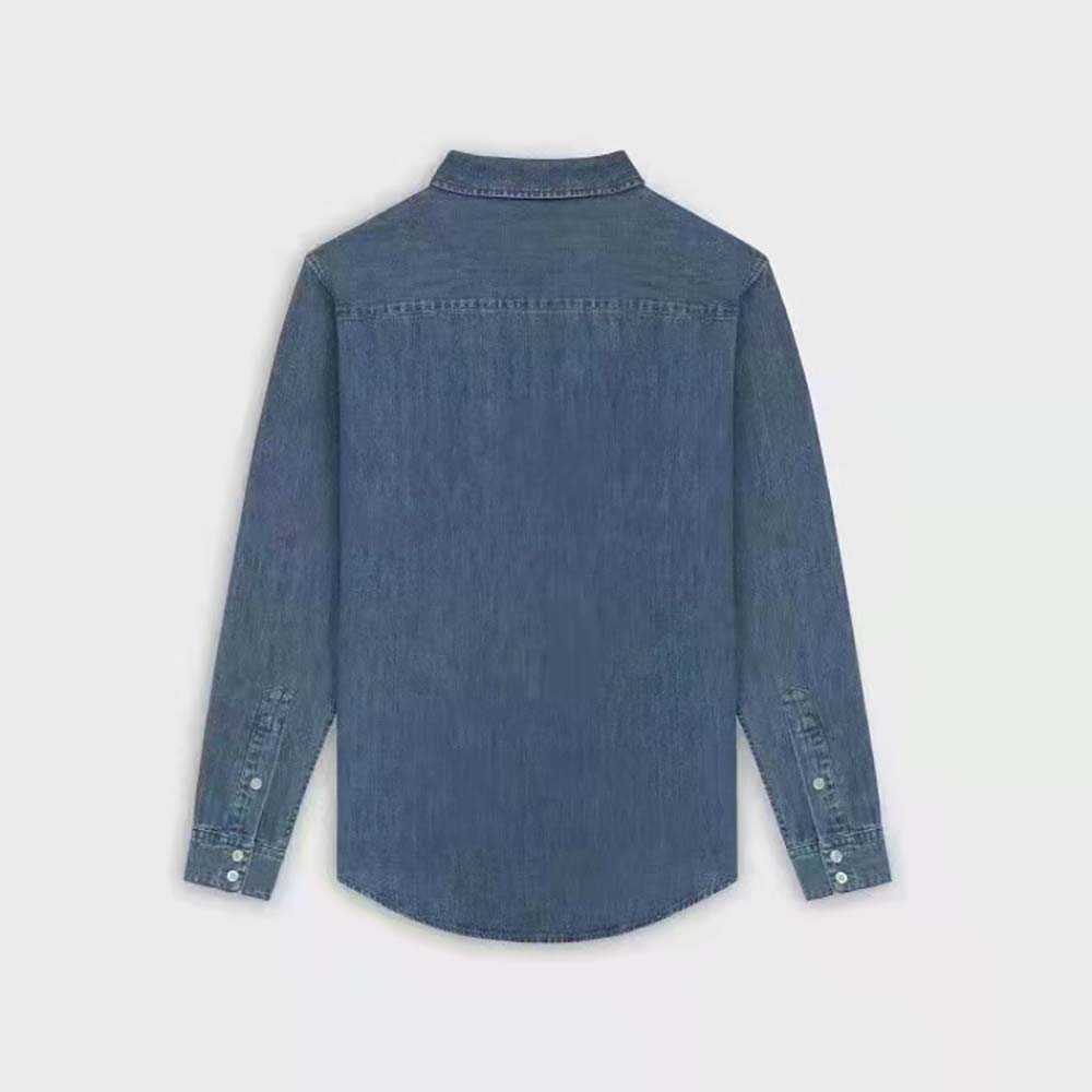 Side profile showing relaxed fit of Celine Women Cowboy Shirt Sulky