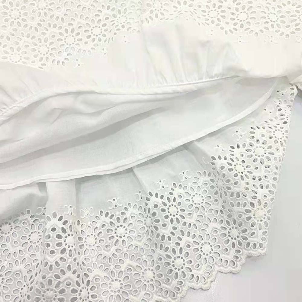 Celine Women Prairie Dress in Cotton Percale - image 5